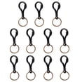 thumbnail image 3 of AMLESO 10pcs Metal Plastic Colorful Lobster Clasps Claw Hook Key Chain Keys - Black, 3 of 8