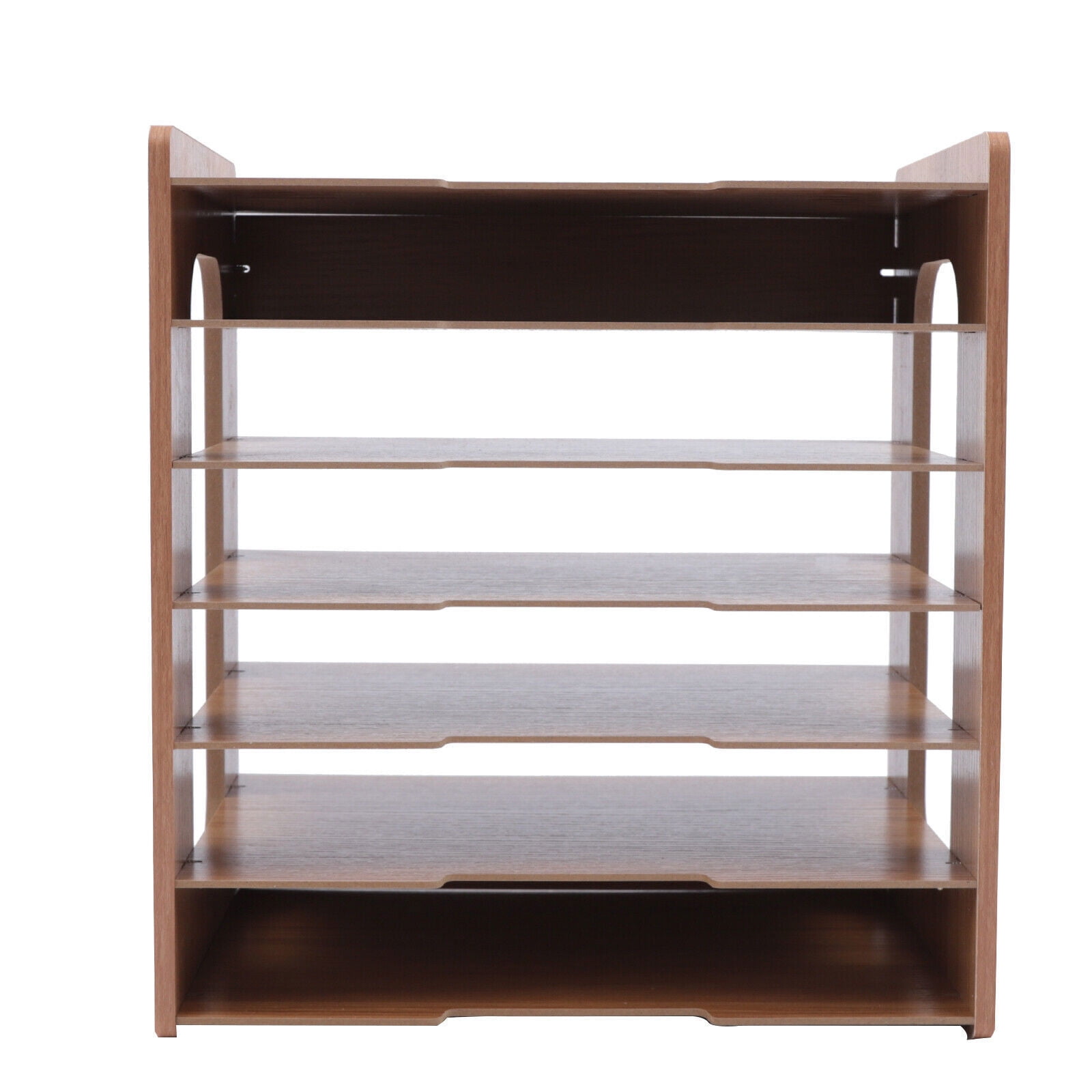 Modern A4 Paper Storage Letter File Sorter Organizer for Desk Wood Organizer