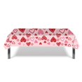 thumbnail image 5 of 24-Person Dinner Dessert Plates Napkins Table Cover Set Heart-Shaped Pattern Dinnerware for Valentine Day Party, 5 of 5