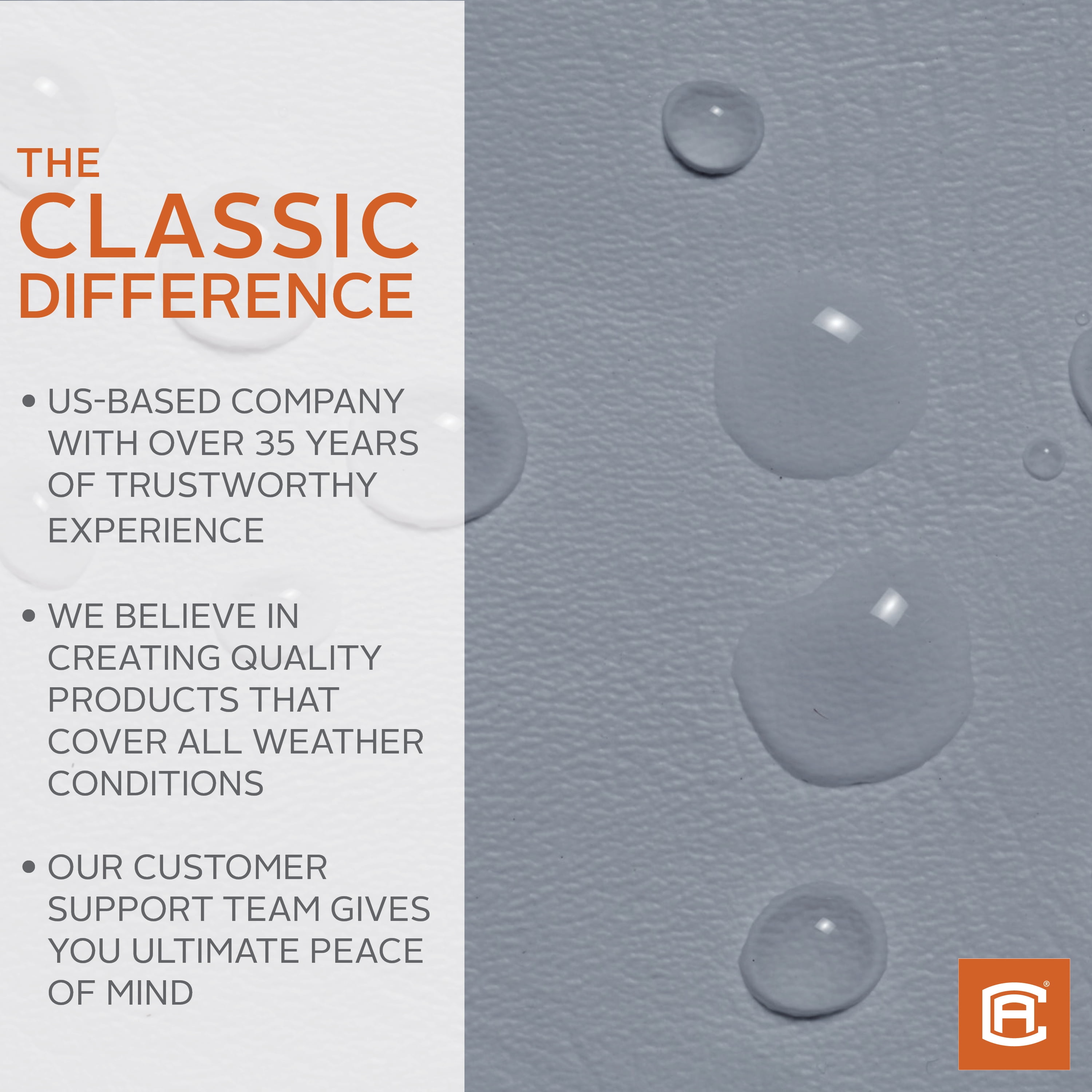 Classic Accessories RV Tank Cover, Double 30/7.5 Gallon Tanks, Grey
