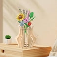 thumbnail image 3 of Florero, ramo, soporte de exhibición, rompecabezas de madera para el hogar, soporte para jarrón, decoración de oficina, flores transfronterizas, 3 of 6