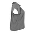 thumbnail image 4 of Blusa George para Mujer, Escote V Gris Talla 40, 4 of 4