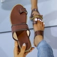 thumbnail image 4 of Novedad de verano, zapatos de mujer, sandalias informales con punta de zapatilla y borde de lentejuelas de Color sólido para mujer Wmkox8yii  ytu9394, 4 of 8