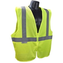 RadianS SV2ZGM Class 2 Mesh Safety Vest- Zipper Front - Walmart.com