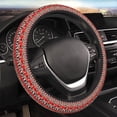 thumbnail image 4 of Kdxio Hockey With Maple Leaves Print Elastic Stretch Steering Wheel Cover,Auto Steering Wheel Cover,15 Inch Anti-Slip,Warm in Winter and Cool in Summer,Fit Suvs,Vans Cars,Trucks, 4 of 5