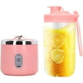 thumbnail image 3 of HUGFEGWE 300ML Portable Blender, Personal Blender for Shakes and Smoothies, Portable Blender with 6 Blades, USB Charging Travel Blender for Fruit Juices(pink) CA919-144920, 3 of 9