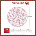 thumbnail image 2 of Haiem Rose Flowers Pattern Christmas Tree Skirt Merry Christmas Party Christmas Tree Decoration,New Year Decorations-30", 2 of 6