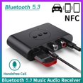 thumbnail image 2 of Bluetooth 5.3 Audio Receiver NFC USB U Disk RCA 3.5mm AUX USB Stereo Music Wireless Adapter for Car, 2 of 5