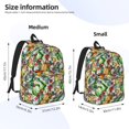 thumbnail image 2 of Honeii Vegan1 Print Canvas Backpack for School & Outdoor,Laptop Excursion Backpack,Notebook School Bookbag For Men Women,for Work, Travel, and Everyday Use-Medium, 2 of 5