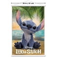 thumbnail image 3 of Disney Lilo & Stitch (2025) - Beach Pose One Sheet Wall Poster with Magnetic Frame, 22.375" x 34", 3 of 5