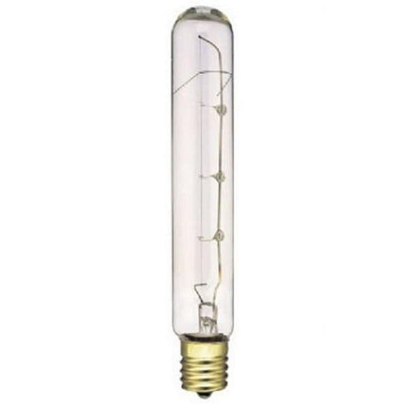 Westinghouse 03705 25W Tubular Light Bulb - Clear Finish Pack of 6
