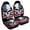 American Flag Skull, variant on chaqlin Turtle Car Seat Covers Front Seats Only 2 Pack Hawaiian Hibiscus Car Seat Cushion Protector Universal Fit Most Truck Suv Van Floral Auto Accessories for Women