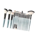 thumbnail image 4 of Pinceles de Maquillaje profesion, 18 Piezas/ para de Artistas Faciales , Azul negro Yinane Pinceles de maquillaje de 18 piezas, 4 of 6