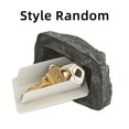 thumbnail image 5 of Caja de almacenamiento creativa para llaves de piedra simulada, forma de piedra de resina oculta, 5 of 5