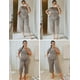 thumbnail image 5 of Ekouaer 2 Pack Women's Sleepwear Capri Pajama Sets Short Sleeve Two-Piece Pjs V Neck Tops & Capri Pants with Pockets S-3XL, 5 of 5