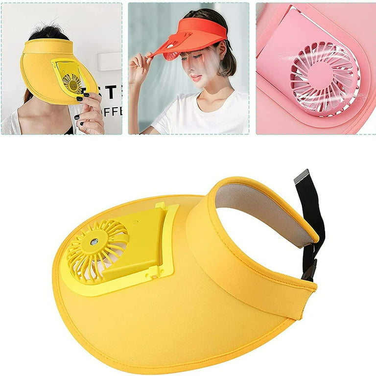 USB Charging Baseball Golf Electric Fan Hat, Portable Fan Cap Sun