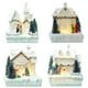 thumbnail image 3 of Adorno de pueblo navideño, casas de pueblo navideñas iluminadas con LED, decoración de pueblo navideño, decoración de habitación interior, 3 of 13