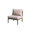 thumbnail image 2 of Oasis Aluminum Armless Club Chair with cushions (Set of 2), 2 of 2