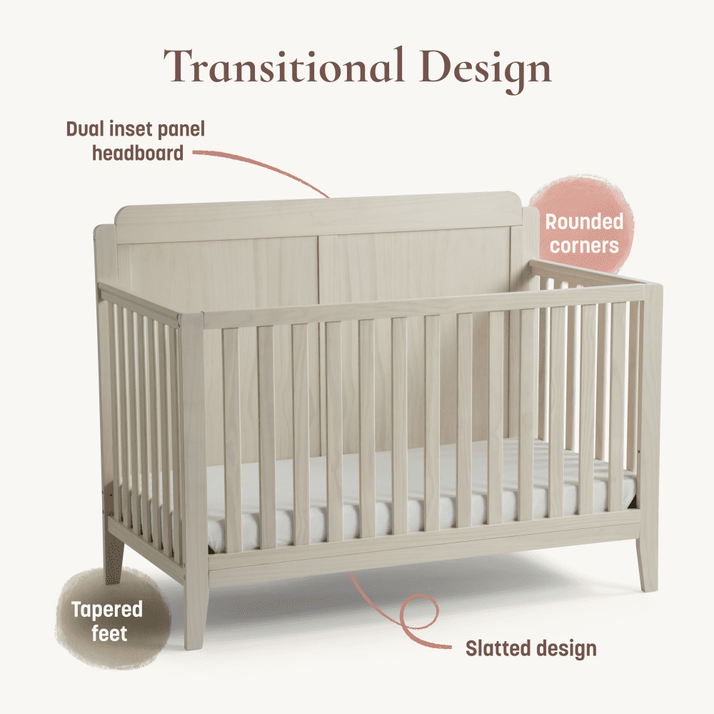 Little Seeds Sprig 6-in-1 Convertible Crib