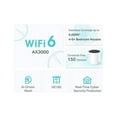 thumbnail image 3 of TP-Link AX3000 Whole Home Mesh WiFi 6 System, Dual-Band with Smart Antennas, MU-MIMO, HomeShield Security Deco X55(3-Pack), 3 of 8