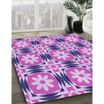thumbnail image 3 of Ahgly Tapis Rectangulaire Lavable en Machine Intérieur Transitionnel Orchidée Foncée Violet, 8 Pieds x 10 Pieds, 3 of 7
