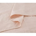 thumbnail image 6 of Chezmoi Collection Aria 3-Piece Pintuck Ruffle Skirt Bedspread Set, Soft Lightweight French Country Chic Farmhouse Pinch Pleat Crinkled Texture Microfiber Bedding, King, Blush, 6 of 9