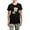 With Gray Camo Pant, variant on CafePress - MMM! Toast Women's Dark Pajamas - Women's Short Sleeve Print T-Shirt and Pants Dark Cotton Pajama Set