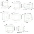 thumbnail image 3 of Clear Toy Organizers Showcases Box Dustproof Spacious Interior for Model Collections Home Decoration Display Shelf, 3 of 8