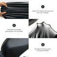 thumbnail image 2 of Motorcycle Seat Cover Daily Use Leather Seat Sleeve Protective Sleeve for Motorcycle Seat, 2 of 8