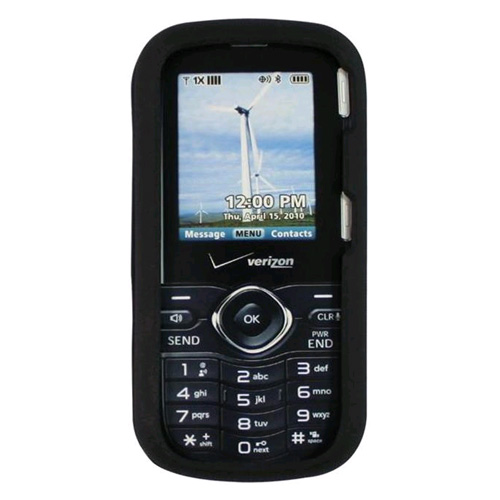 LG Cosmos VN250 Rubberized SnapOn Case (Textured Black) (Bulk