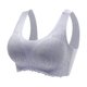 thumbnail image 2 of bralettes para mujer Wirefree Soft Pads Sujetador Tops Gym Workout Sport Sujetador Bustier Crop Top Grey_M Magideal bralettes para mujer, 2 of 7