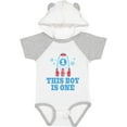 thumbnail image 3 of Inktastic 1st Birthday Boy Rocket Ship Boys Baby Bodysuit, 3 of 5
