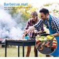 thumbnail image 2 of Tapis de Grillade 3 Pcs, Tapis de Grillade et de Cuisson Antiadhésifs, Tapis de Grillade Réutilisables, Design Résistant à la Température, Accessoires de Barbecue Faciles à Nettoyer pour Grill à Gaz, Charbon, Électrique, 2 of 8