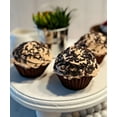 thumbnail image 4 of DEZICAKES Fake Cupcakes Homestyle Chocolate Chocolate Sprinkles Set of 3 Cupcakes Prop Decoration Dezicakes, 4 of 7