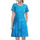 thumbnail image 1 of Disketp Winter With Snowflakes para Vestido de Manga Corta para Mujeres, Vestidos de Verano para Mujeres, Casual y Holgado para la Playa, 1 of 6