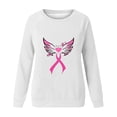 thumbnail image 4 of Nmnitkp Breast Cancer Awareness Sweatshirt Women In October We Wear Breast Cancer Print Breast Cancer Survivor Sweatshirt, 4 of 4