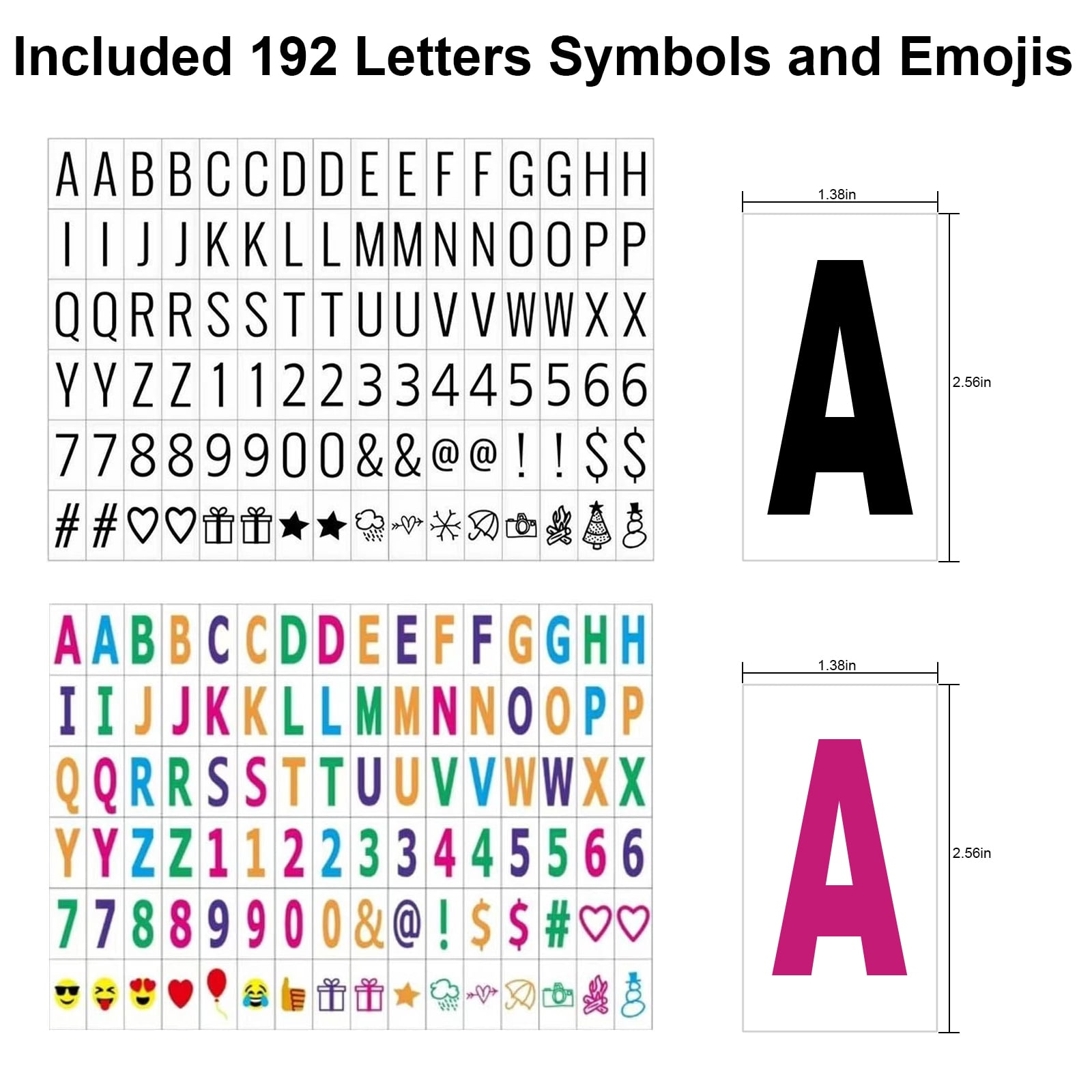 AGCAN Pink Cinema Light Box with Letters, RGB Marquee Color Changing Led Light Box Sign with 192 Black & Color Letters Emojis, Led Sign Letters Board Gifts for Women Birthdays Christmas Decor