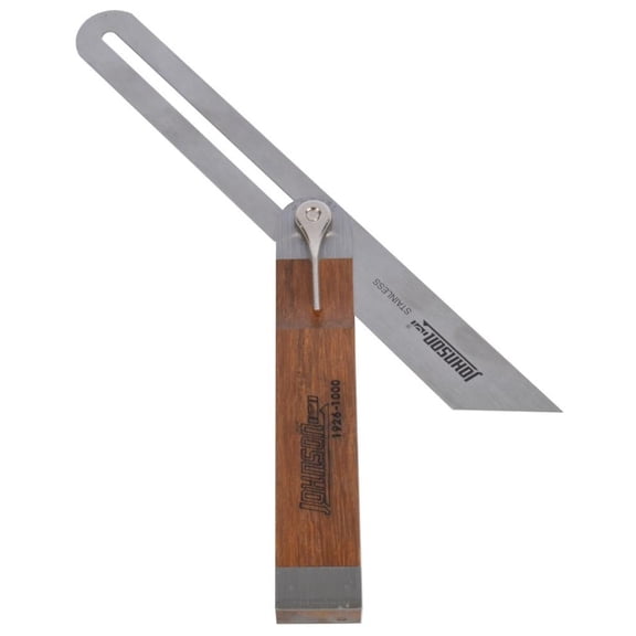 Johnson 10",Sliding T-Bevel, Bamboo, Stainless Steel, 1926-1000