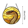 thumbnail image 3 of Stained Window Hanging With Beads For Home Garden That Enhances Living Spaces And Light In Colorful Glass Display, 3 of 6