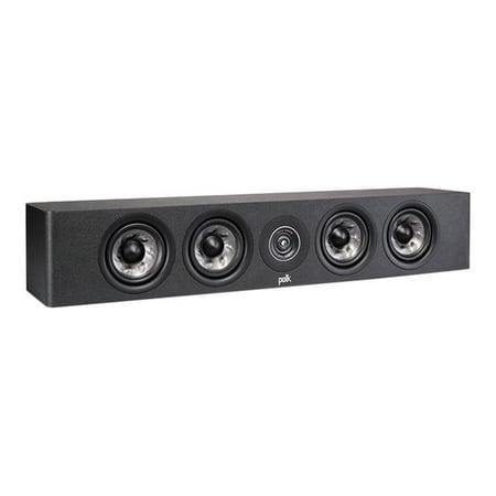 Polk Audio - Polk Reserve R350 Left/Right/Center Surround Speaker, New 1" Pinnacle Ring Tweeter & Four 4" Turbine Cone Woofers - Black