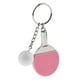 thumbnail image 1 of Tenis de murciélago Perfecl Llavero de metal plateado rosado, 1 of 7