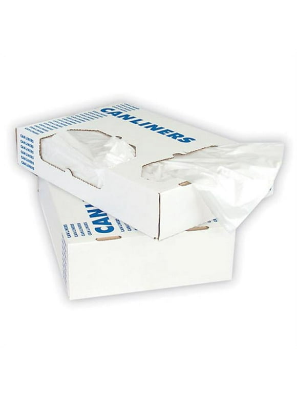 Her  Low-Density Can Liners- 33gal- .65mil- 30 x 39- Clear- 250/Carton
