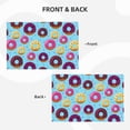 thumbnail image 3 of Placemats Set Of 4 / 6, Donuts Placemats For Dining Table Indoor/Outdoors Heat Resistant Washable Placemats 18" X 12", 3 of 8