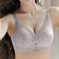 thumbnail image 6 of Ahdbta Bras for Women Lace V Neck Seamless Wireless No Underwire Supportive Push Up Brasieres Comfortable Daily Wear T Shirt Bra, 6 of 6