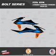 thumbnail image 4 of Kalair GFX Graphics Kit for KTM ENDURO 2-STROKE 150EXC,250EXC and 300EXC (2020-2023) Bolt Series, 4 of 5