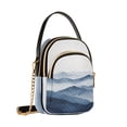thumbnail image 7 of FORMRS Crossbody Bag for Women Quilted Travel Shoulder Cell Phone Purse with Chain Strap Handbag, Watercolor Mountains, 7 of 7