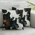 thumbnail image 3 of Milk Cow Square Cushion Covers Cow Print Pillow Covers Home Decor Black White Reversible Throw Pillow Covers Farmhouse Animal Outdoor Pillows Covers, 3 of 5