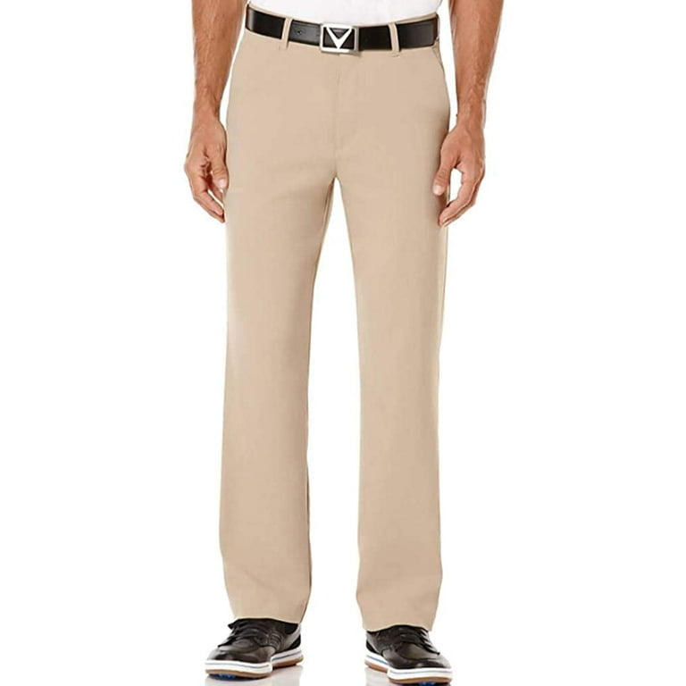 Callaway Mens Stretch Solid Pant With Active Waistband x 34 Walmart