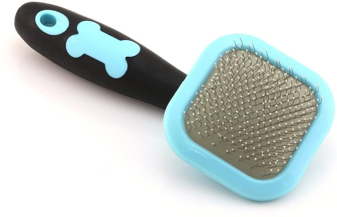 Dog Brush Gently Cleaning Pin Brush for Shedding Dog Hair Brush for