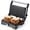 Panini Press Grill Sandwich Maker, variant on Small Panini Press Grill Sandwich Maker Electric 3 In 1 Open 180 Degrees For Indoor Grilling Steaks Burger Non-stick Pan Black